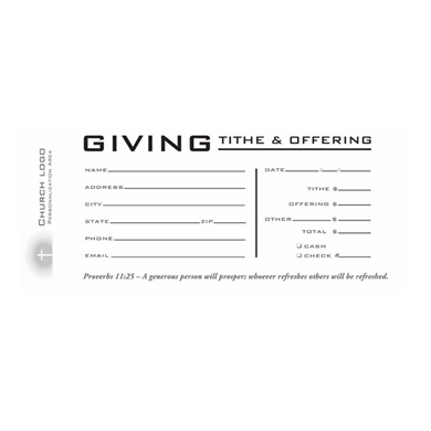 Tithing & Offering Envelopes