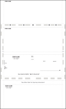 12062- PS MAILER CHECK, 8 ½" X 14" 1000/BX