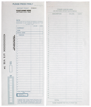 12021-REORDER: DEPOSIT TICKET 200/BX