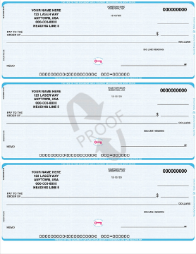 QUICKEN 3-ON-A PG CK W/LINES 300/BX