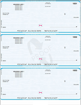 QUICKEN 3-ON-A PG CK W/LINES 300/BX