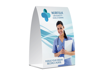 Paper Table Tent || Custom Table Tent || 4" x 6"