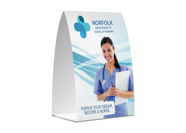 Paper Table Tent || Custom Table Tent || 4" x 6"