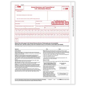 12595: 1096 TRANSMITTAL FORM
